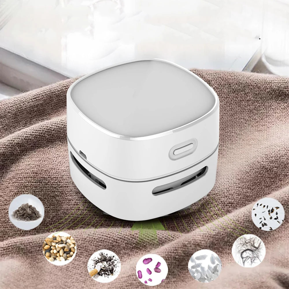 Mini desktop vacuum cleaner, office desk dust tool, home computer vacuum cleaner, car cleaning tool, giving you a clean side