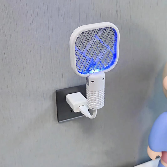 Mosquito Swatter Trap Mini USB UV Light Pest Control Electric Shock Mosquito Killer Lamp Portable Fly Bug Zapper Summer