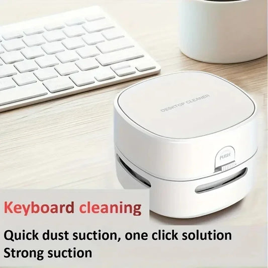 Mini desktop vacuum cleaner, office desk dust tool, home computer vacuum cleaner, car cleaning tool, giving you a clean side
